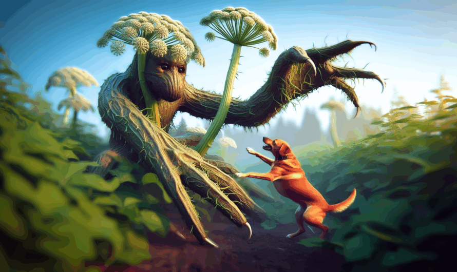 Hunde, Katzen und der Riesen-Bärenklau: Was du über die Herkulesstaude wissen solltest