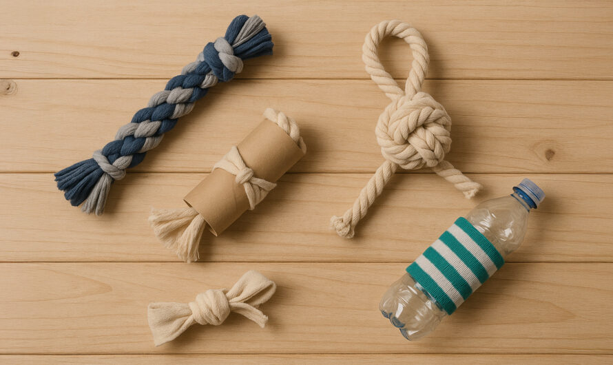 🛠️ DIY-Hundespielzeug aus Haushaltsmaterialien