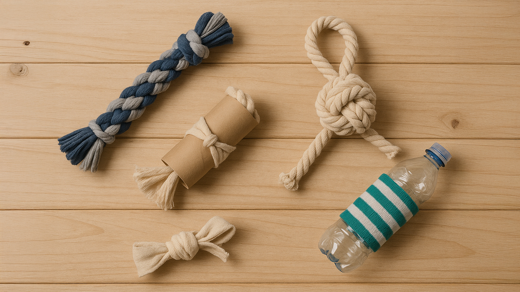 🛠️ DIY-Hundespielzeug aus Haushaltsmaterialien