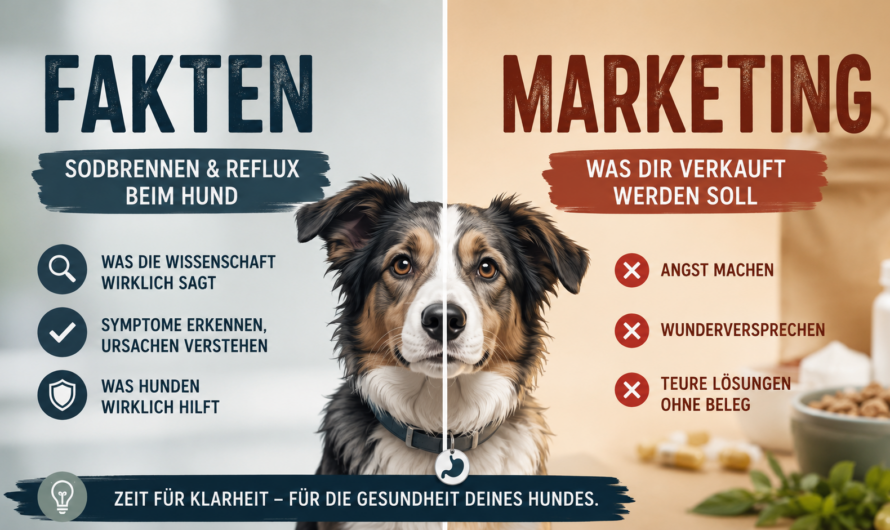 Sodbrennen beim Hund: Wenn aus Schmatzen ein Verkaufsargument wird