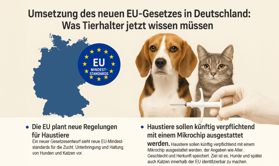 Umsetzung des neuen EU‑Gesetzes in Deutschland: Was Tierhalter jetzt wissen müssen