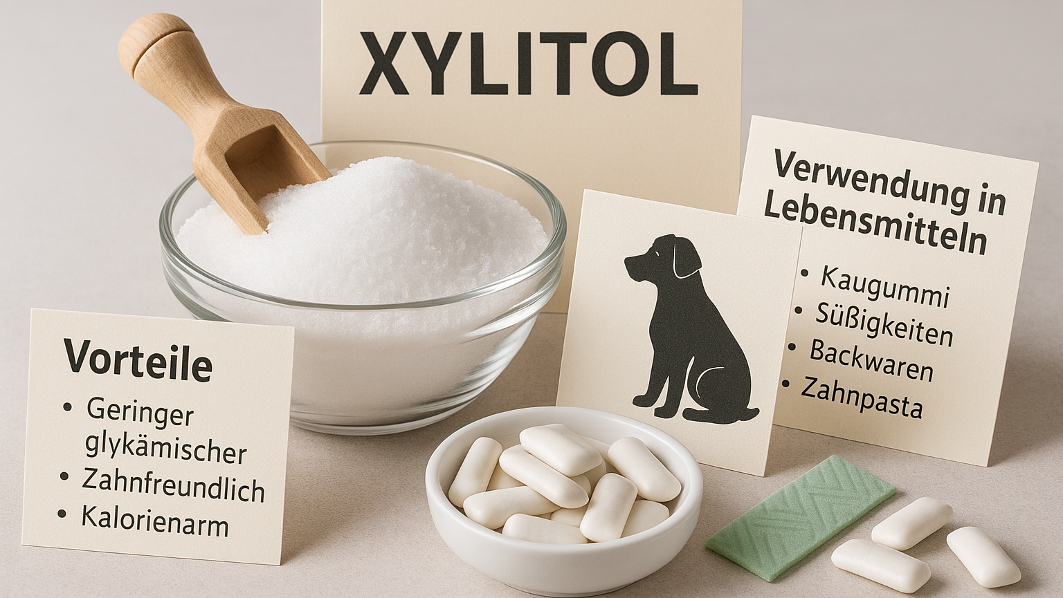 Alles, was du über Xylitol wissen musst: Vorteile, Gefahren für Haustiere und Verwendung in Lebensmitteln