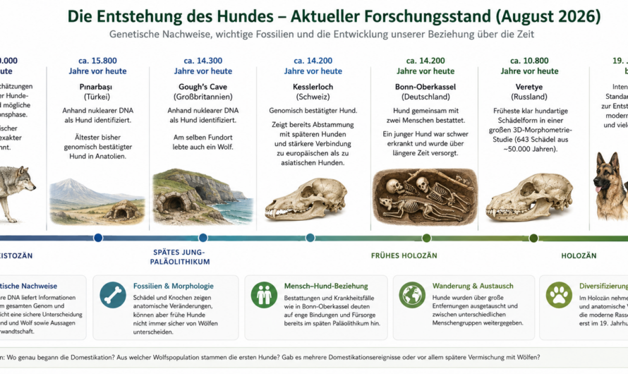 Wie der Wolf zum Hund wurde – Was Genetik und Archäologie heute wirklich zeigen